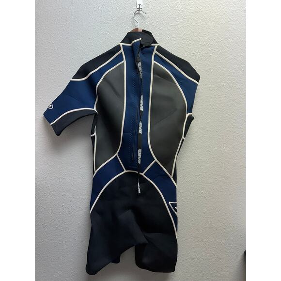Bare Wetsuit Mens Attack Shorty 2MM Wet Suit Small - Picture 10 of 14